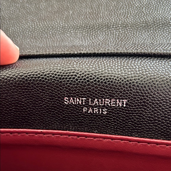 Black Chevron Leather Clutch WOC Faux Fashion Bag - Picture 3 of 6